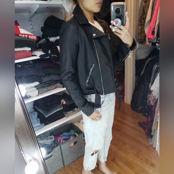 Faux Leather Express Jacket - Picture 4 of 6